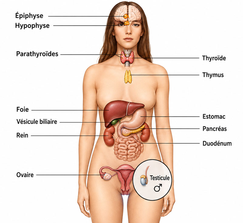 Système endocrinien féminin, hormones et sport Système endocrinien féminin, clé hormonale du mythe musculation et féminité
